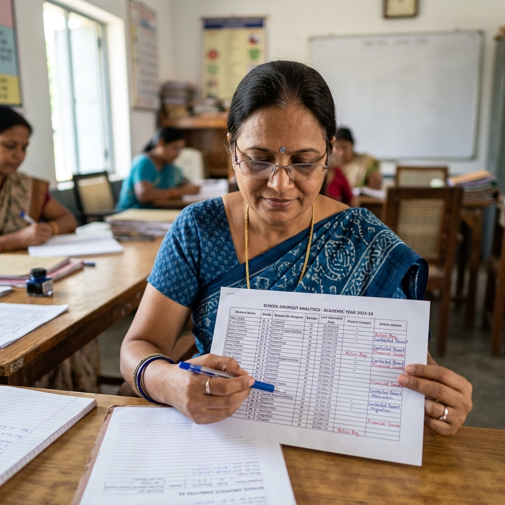 Aadhaar Enabled DISE Data Capture and Dropout Analytics