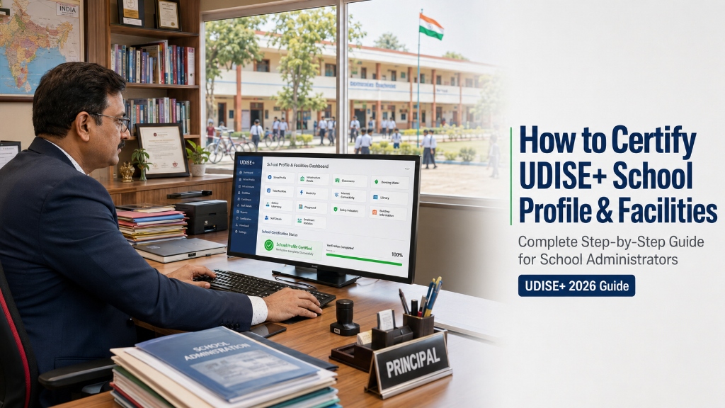 How to Certify UDISE Plus School Profile and Facilities