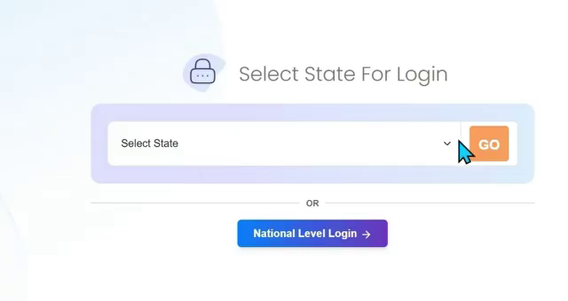 UDISE Plus Homepage highlighting the Login For All Modules Button